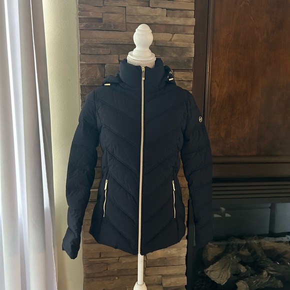 Michael Kors Packable Quilted Puffer Jacket-Navy-Size XS-NWT RP$350đź’™ - Picture 5 of 9